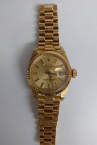 ROLEX DATEJUST 金無垢時計