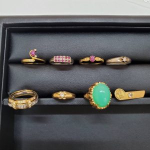 リング 18金 プラチナ おまとめ 宝石 ジュエリー