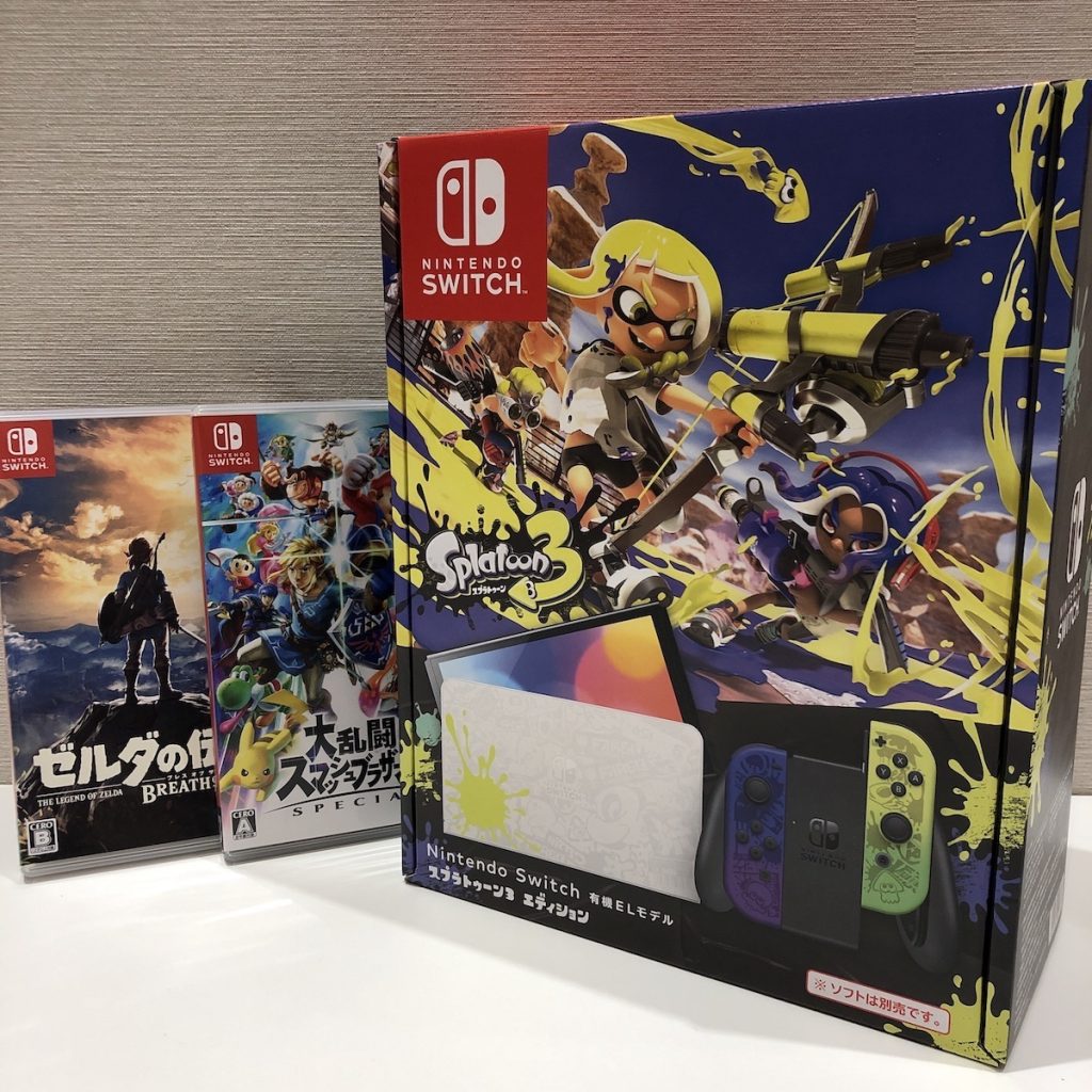 Nintendo Switch 有機ELモデル ゼルダの伝説 スプラトゥーン3-