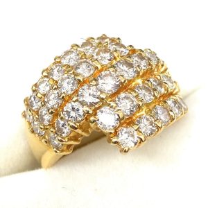 18K 18金 メレダイヤ リング