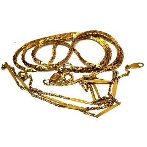 K18ネックレス　おまとめ