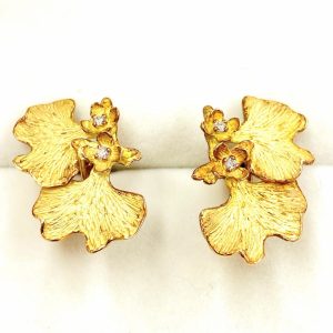 K18 18金 イヤリング