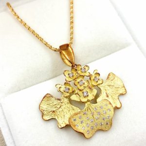 K18 18金 メレダイヤ ネックレス