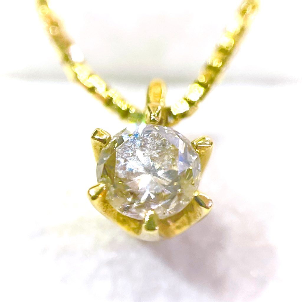 K18(18金) ダイヤモンド ネックレス