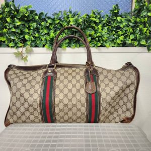 【GUCCI】オールドグッチ シェリーライン ボストンバック