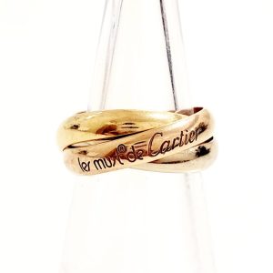 Cartier カルティエ K18トリニティリング