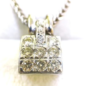 Pt850(プラチナ850) メレダイヤ ネックレス