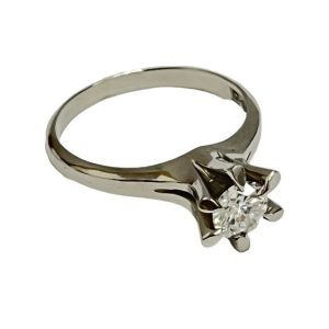 Pt900 ダイヤ付リング