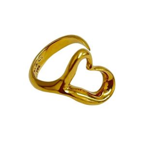 Tiffany&Co. オープンハートリング K18