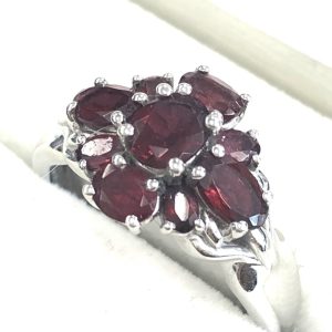 ルビー ホワイトゴールド リング K18WG｜前橋市元総社町