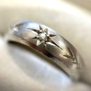 Pt850 メレダイヤリング