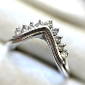 Pt900 メレダイヤリング 0.27ct