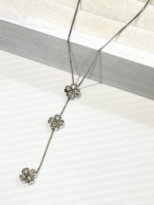 K18WG 0.50ctダイヤモンド ネックレス