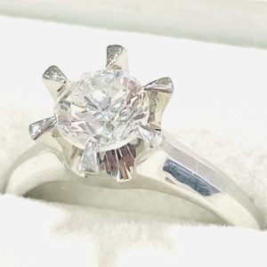 Pt850 ダイヤモンドリング 1.03ct