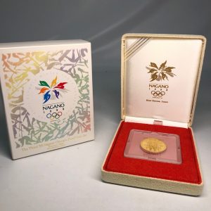 長野オリンピック純金記念コイン