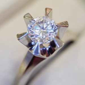 Pt900 リング ダイヤモンド 0.8ct