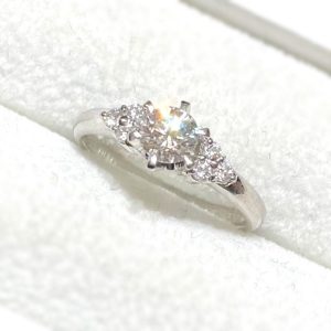 Pt900 ダイヤモンド リング