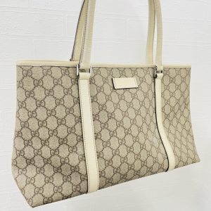 GUCCI(グッチ) GGスプリーム トートバッグ ベージュ