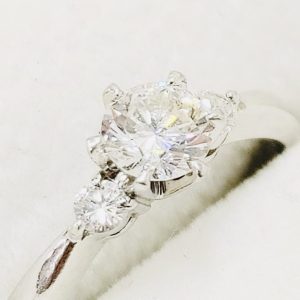 Pt900 プラチナ ダイヤモンド 0.61Ct リング