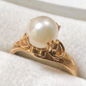 K18(18金) パールリング
