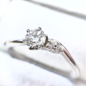 Pt900 ダイヤモンド リング