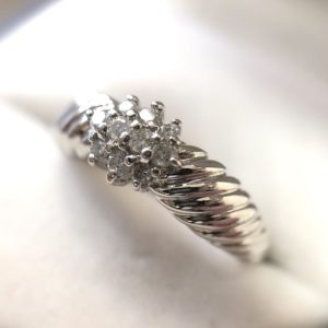 Pt850 メレダイヤモンドリング