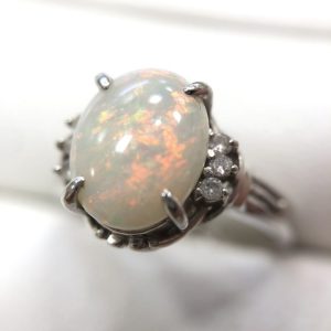 Pt900 オパール リング
