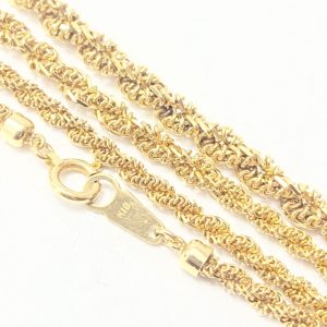 K18 18金 ロングネックレス