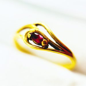 K18 ルビーリング