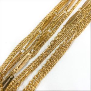 18金 K18 チェーンネックレス ロング