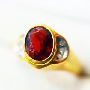 K18 ルビーリング