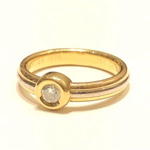 Cartier カルティエ K18 18金 ダイヤ リング