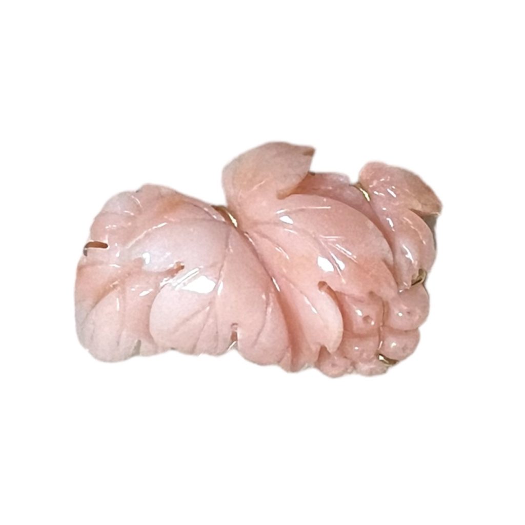 K18(18金) ピンク珊瑚 サンゴ ブローチの買取実績 | 買取専門店さすがや 