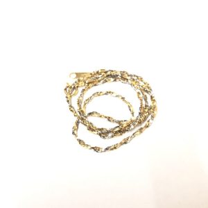 K18/Pt850 ネックレス コンビ ハーフ