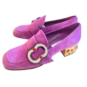 PRADA プラダ ビジュー付き ローファー シューズ 靴