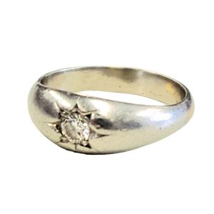 プラチナ ダイヤモンド リング Pt850 D0.15ct｜前橋市富士見町