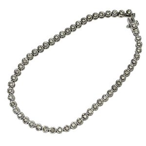 Pt850 メレダイヤブレスレット 1.00ct