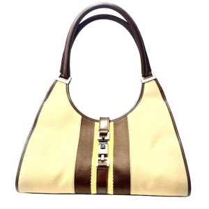 GUCCI グッチ ハンドバッグ キャンバス×レザー