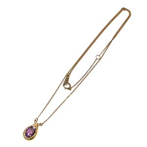 K18 アメジストネックレス 1.08ct