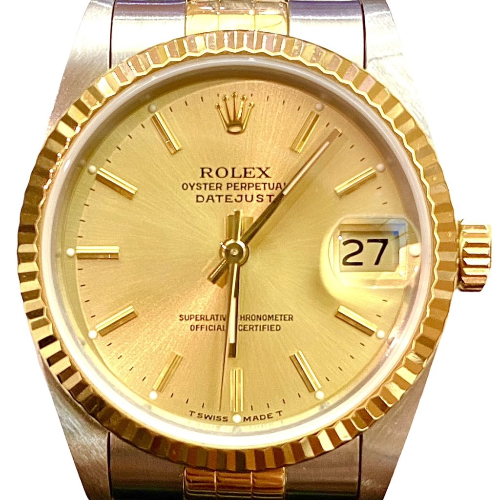 ROLEX ロレックス デイトジャスト Ref.16233 SS×YGコンビベルトの買取実績 | 買取専門店さすがや