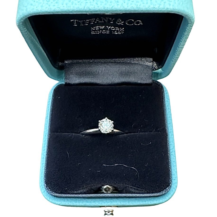 TIFFANY&Co. Pt950 ダイヤモンド リング 0.38ct