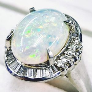 オパール3.88ct プラチナリング PT900｜前橋市古市町