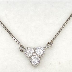 Pt850 プラチナ850 メレダイヤ ネックレス