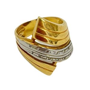 K18/Pt900 コンビリング