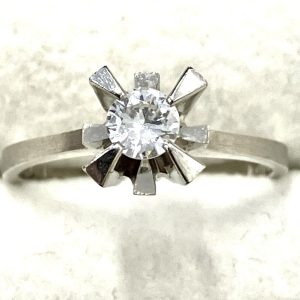 Pt900 0.25ct ダイヤモンドリング