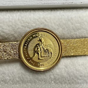 K24 1/20OZコイン付き ネクタイピン