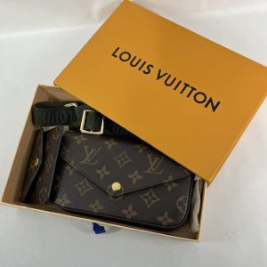 LV LOUIS VUITTON ルイ・ヴィトン ミュルティ・ポシェット・フェリシーショルダーバッグ クラッチ ミニポーチ