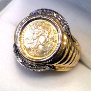 K18Pt900コンビリング