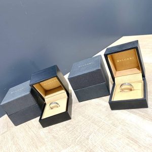 BVLGARI ブルガリ ビーゼロワン 750 1連リング ペア
