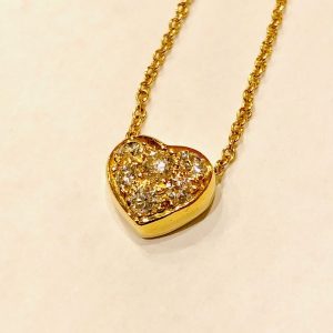 ティファニー ダイヤモンド ハートネックレス